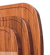 ZVP Bamboo Cutting Boards for Kitchen