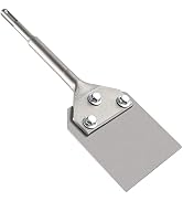Firecore SDS Plus Floor Scraper, 4 Inch Wide Tile Thinset Scaling Chisel, 4" x 10" Thinset Scrape...