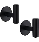 Bntuk Adhesive Hooks Heavy Duty Wall Hooks Stainless Steel Waterproof Shower Hook, Adhesive Holde...