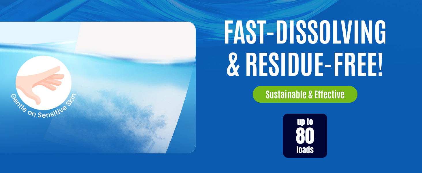 Ultra Concentrated Laundry Detergent Sheets