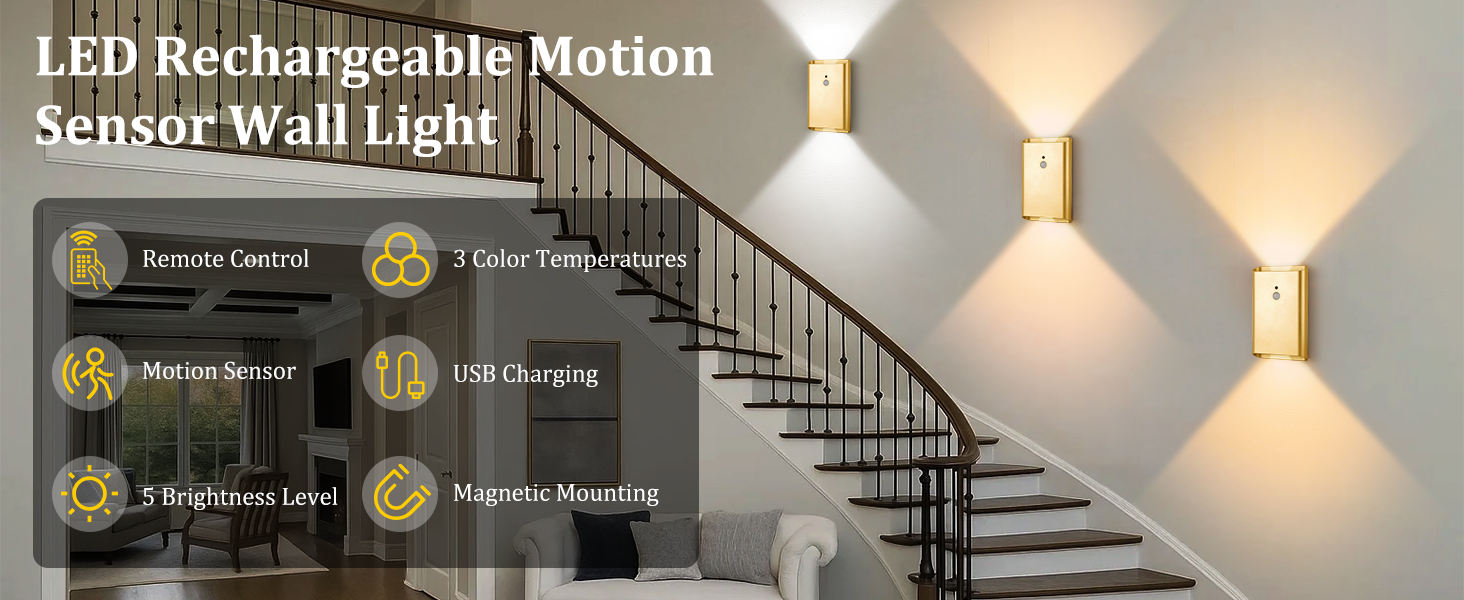 Battery operated wall sconce