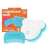 oogiebear Cradle Cap Brush Kit for Babies – Gentle and Safe Scalp Massage Care with Sponge, Brush...