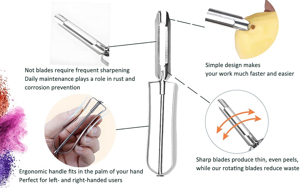 2pcs peelers