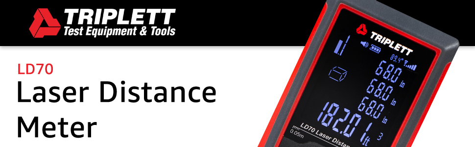 triplett ld70 laser distance meter measuring