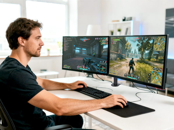 dual monitor mount