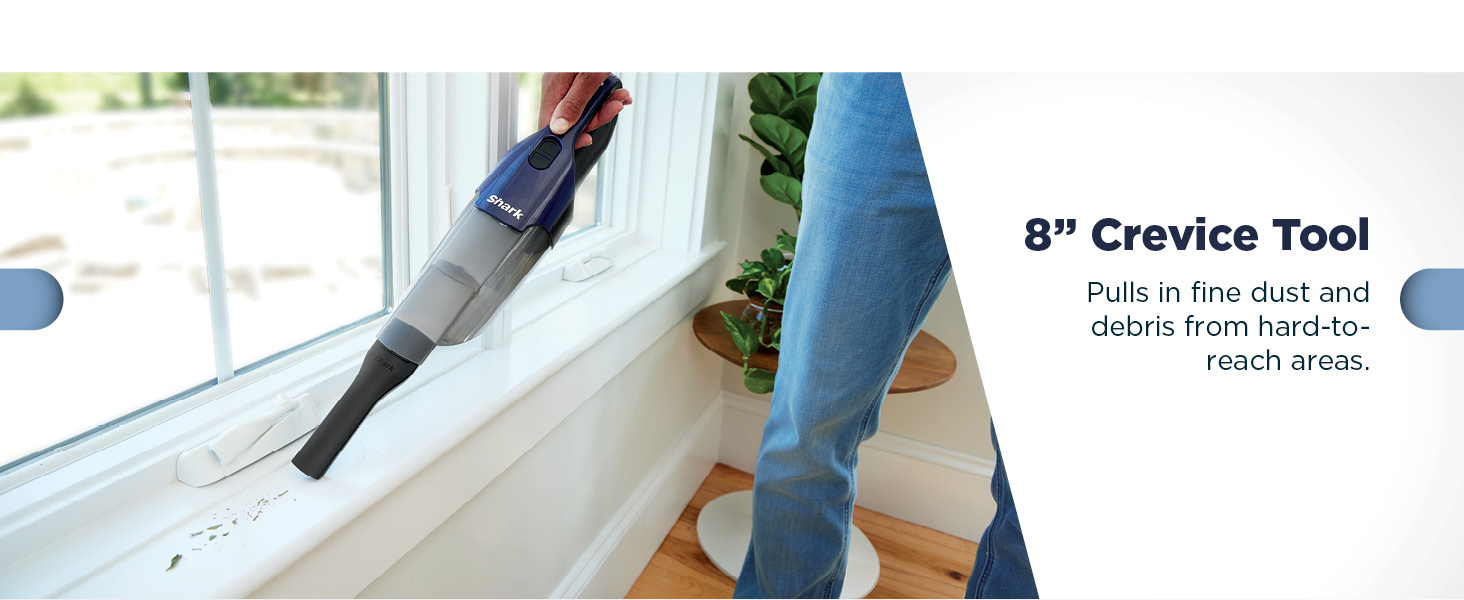 included accessories 8” Crevice Tool