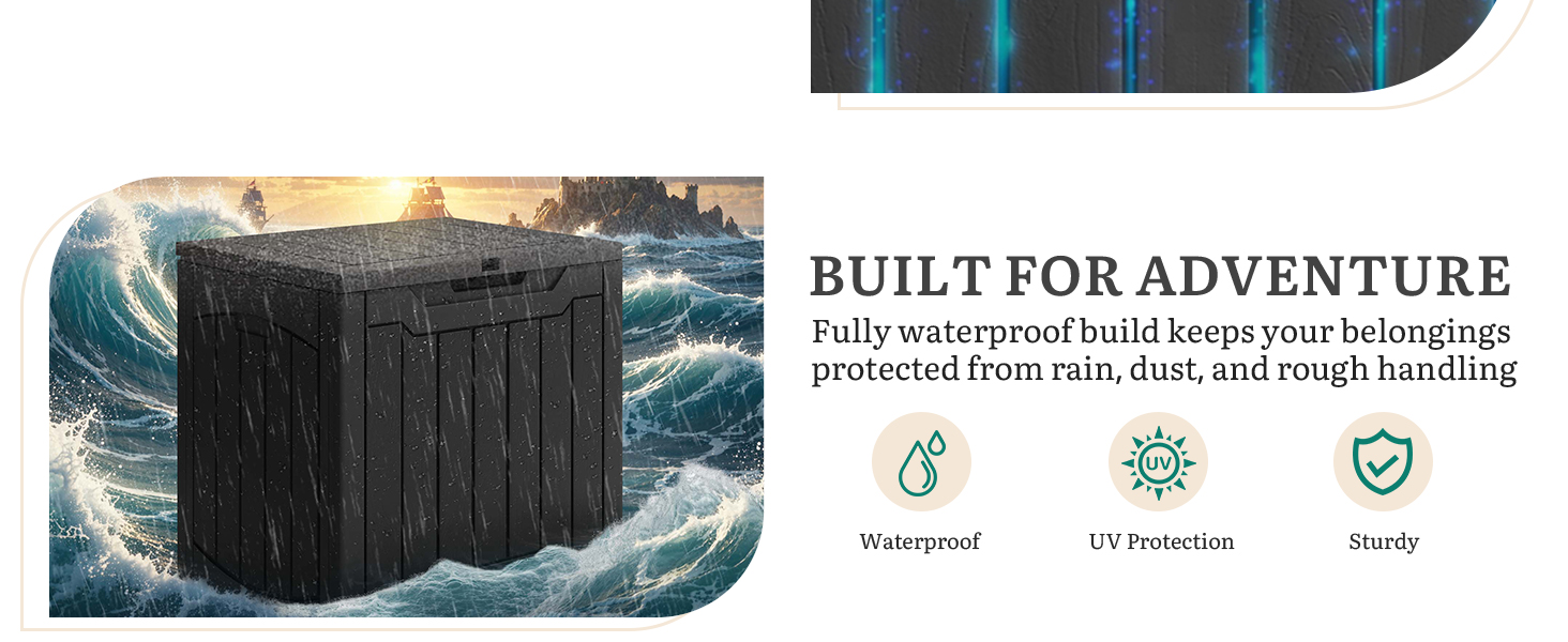 waterproof deck box