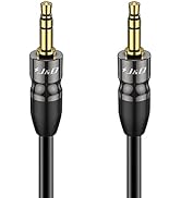 J&D Auxiliary Cable, Copper Shell 3.5 mm Male to Male Aux Cable 1/8 TRS to 1/8 TRS Male Aux Audio...