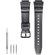 Resin Replacement Watch Strap Men Band for Casio AE-1000W AE-1200 AE-1300 AEQ-110W AQ-S800W AQ-S8...