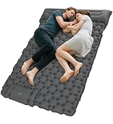 KingCamp Sleeping Pad for Camping, Ultralight Connectable Inflatable Sleeping Pad Camping Mattres...