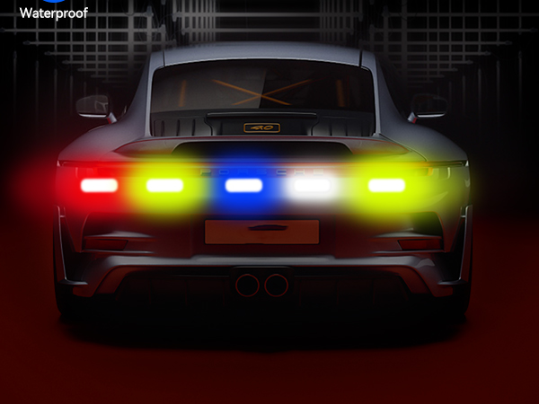 White, Yellow, Green, Red and Blue Reflective Stickers Made of 3M DG3