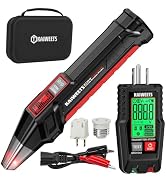 KAIWEETS Circuit Breaker Finder with LCD Display, GFCI Outlet Tester, Electrical Circuit Tracer T...