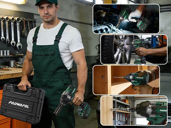 1/2 impact gun pistola de impacto taladro de impacto cordless impact driver