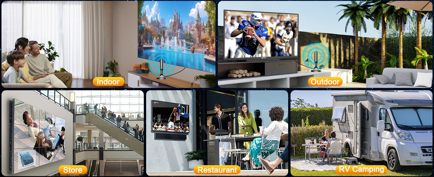 tv indoor antenna for local channels for smart tv