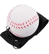 aoukoslt Wrist Return Ball, Sports Wrist Ball, Baseball On A String Rubber Rebound Wristband, Dur...