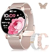 Lefitus Smart Watch for Women, 1.27" HD Touchscreen Smartwatch with Bluetooth Call & Text Notific...