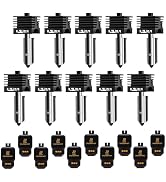 BambooSegD 10pcs 0.4mm P2S/X2D Hotend for Bambu Lab H2D/H2C/H2S Laser Hotend 3D Printer Replaceab...