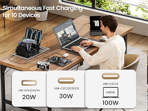 cell phone charging station