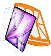 apiker 2 Pack Screen Protector for iPad Air 11 inch M4/M3/M2 | 9H Tempered Glass with Easy Instal...