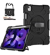 Case for iPad Air 5th/4th Generation: Military Grade Protective Cover iPad Pro 11 Inch Case & iPa...