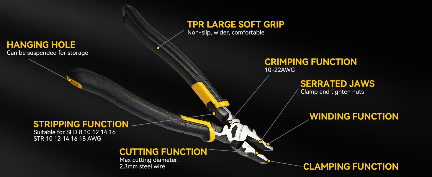 Linesman pliers