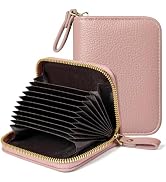 EcoVision Credit Card Holder RFID Card Case Wallet, Small Accordion Zipper Card Case Holder, Card...