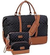 Weekender Bags for Women with Toiletry Bags Large Overnight Bags Travel Duffel Bag Carry On Shoul...