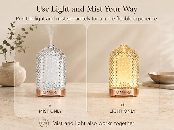 dimond glass mist and light phone