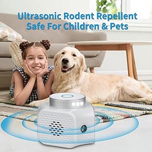 ultrasonic rodent repellent safe for kid and pets