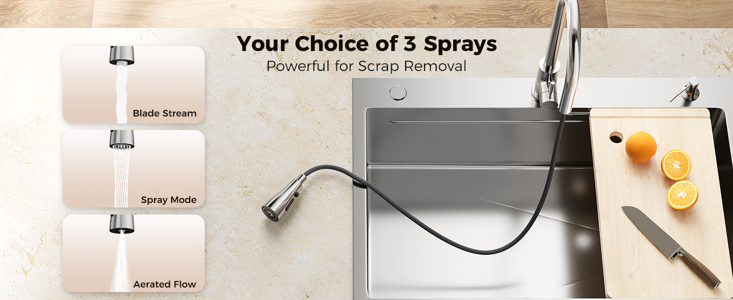 your choice of 3 sprays