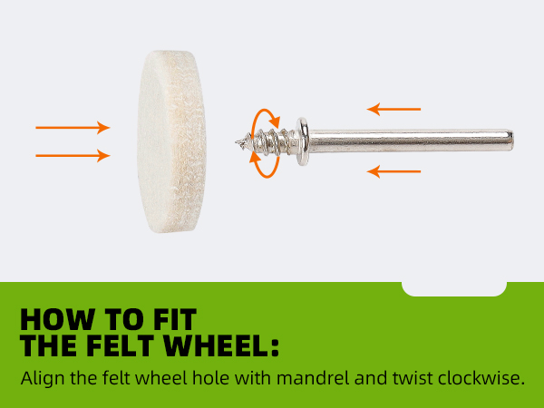 Huepar Tools RT510 Rotary Tool Accessories Kit