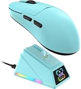 A.JAZZ AJ159APEX 8Khz Wireless Gaming Mouse Ultralight 56g with Magnetic Screen Charging Dock 420...