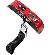 travel inspira Digital Luggage Scale – Portable Hanging Suitcase Weight Scale for Travel, 110 lb ...