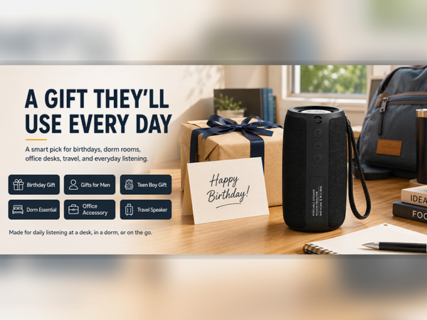 Portable Bluetooth Speaker, Bluetooth Speakers Wireless with Deep Bass