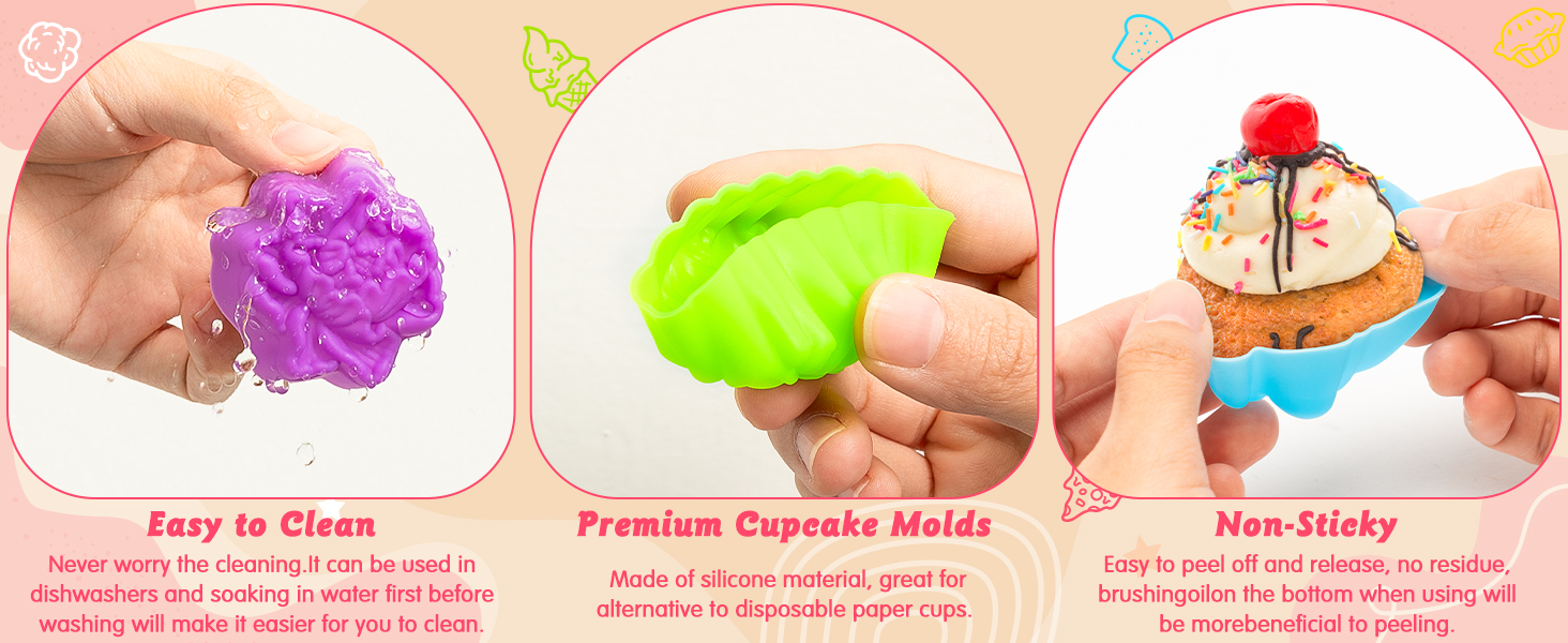 Multi Color Cupcake Liners