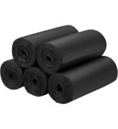 black trash bags