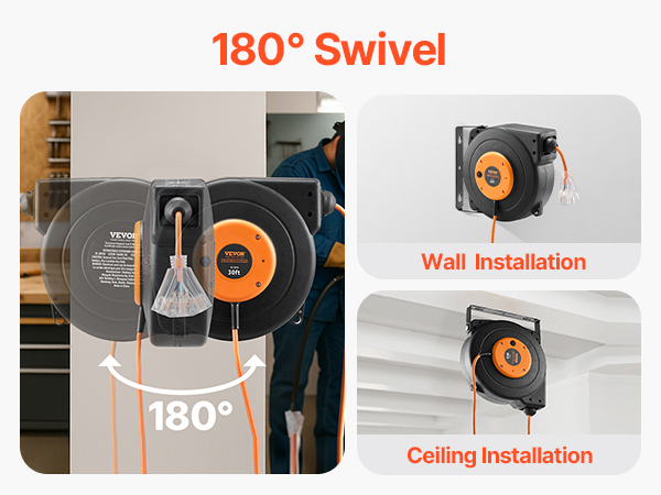 retractable extension cord