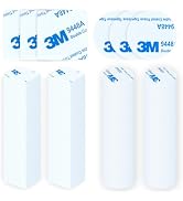 Double Sided Foam Tape, Heavy Duty Adhesive Pads, 100pcs Round & Square Mounting Tape, 1.5mm Extr...