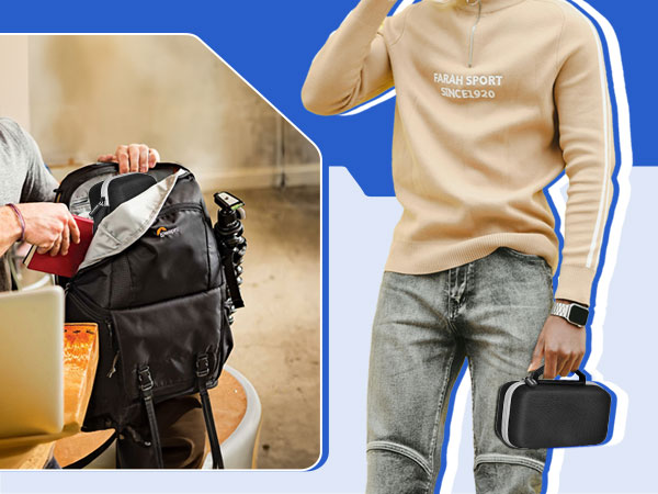 Portable laptop charger case