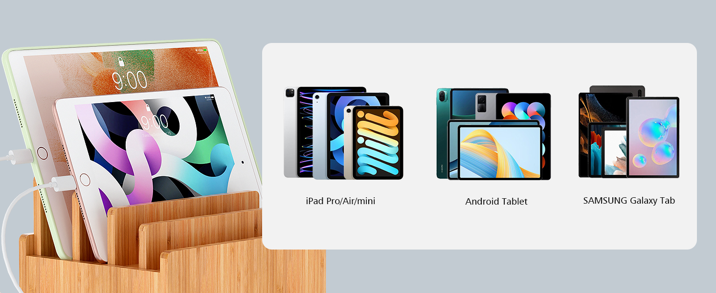 Pezin & Hulin Bamboo Charging Stand