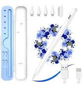 MMK Pencil for iPad(2018-2023), Tilt Sensitivity iPad Pen with High Precision&Magnetic Attraction...