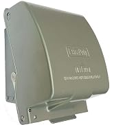 Morris 38913 Weatherproof Cover, Metal, While In-Use, 1-Gang Deep, Horizontal, 3.00-inch x 4.60-i...
