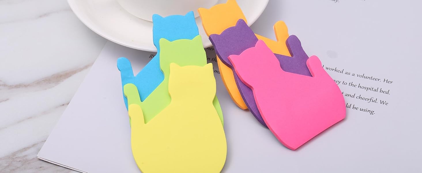 cute cat sticky notes