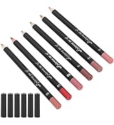 ANGGREK Lip Liner,Lip Pencil Waterproof Lip Liner Long Lasting 6pcs Lip Liner Professional Waterp...