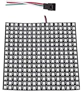 BTF-LIGHTING WS2812B ECO RGB Alloy Wires 5050SMD Individual Addressable 16X16 256 Pixels LED Matr...