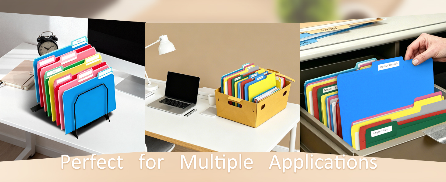Colored File Folders