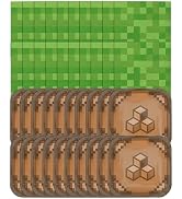 Calmi Pixel Gaming Party Supplies Set - Including 9“ Plates and 6.5” Napkins for 20 Guests, Pixel...