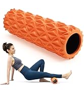 Zmarthumb Foam Roller, 15inch Deep Tissue Massager for Muscle Massage, Myofascial Trigger Point R...