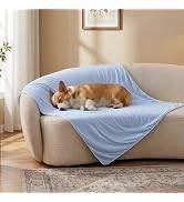 ZOMISIA Cooling Blanket for Medium Dogs - Lightweight Dog Cooling Mat with Breathable Air-Core Fi...