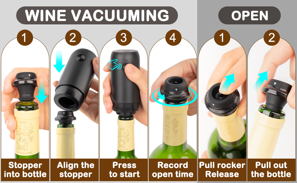 wine stoppers vacuum